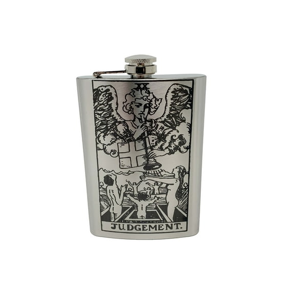 8oz - Judgement Tarot Card - SS Flask L1