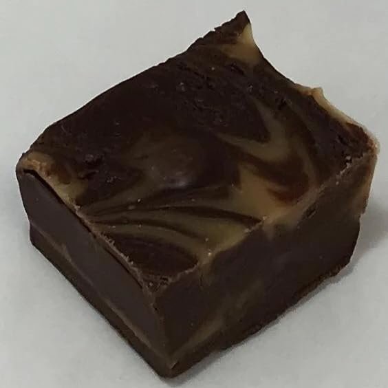 8oz. Nuts to You Smooth Dark Choc. Sea Salt Caramel Fudge | Fresh Gourmet Candy | Decadent and Delicious Handcrafted Fudge
