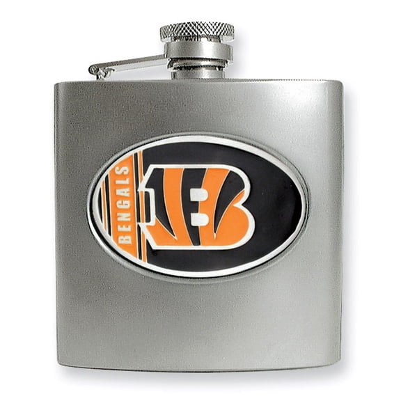 8oz Stainless Steel Flask with Filling Funnel NFL