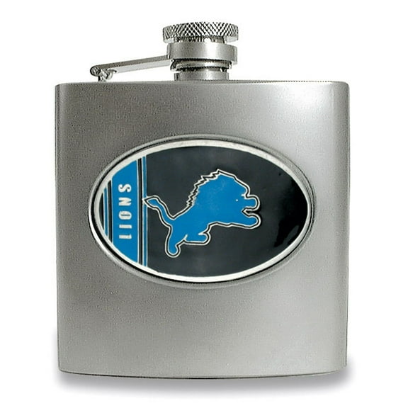8oz Stainless Steel Flask with Filling Funnel NFL