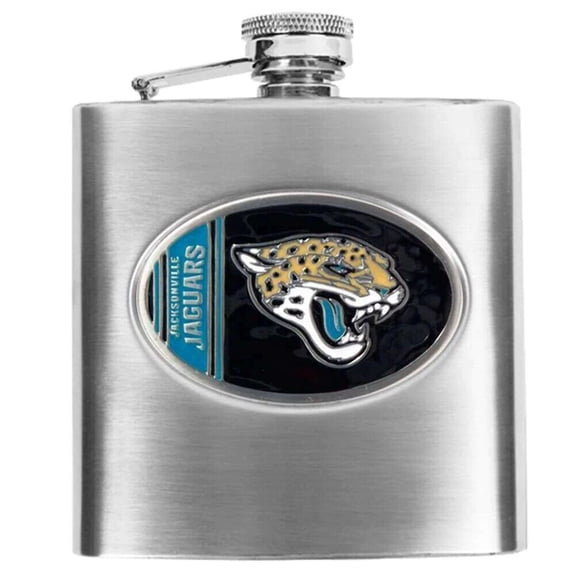 8oz Stainless Steel Flask with Filling Funnel NFL