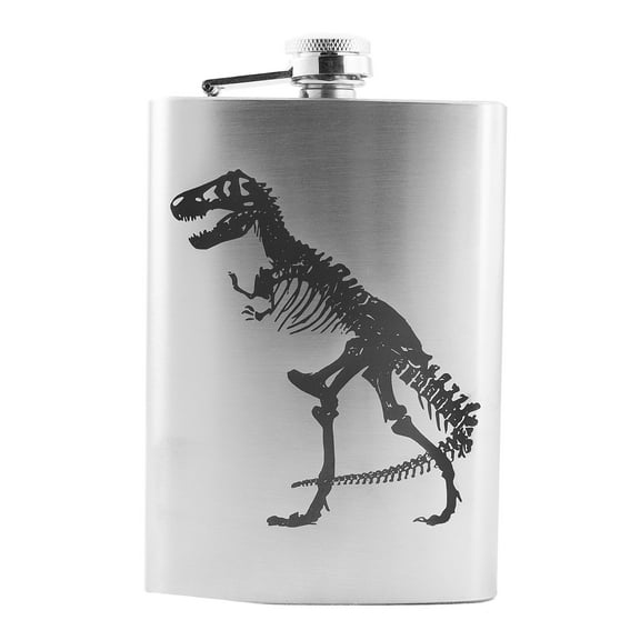 8oz T-Rex Flask L1