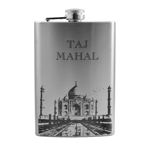 8oz Taj Mahal Flask L1