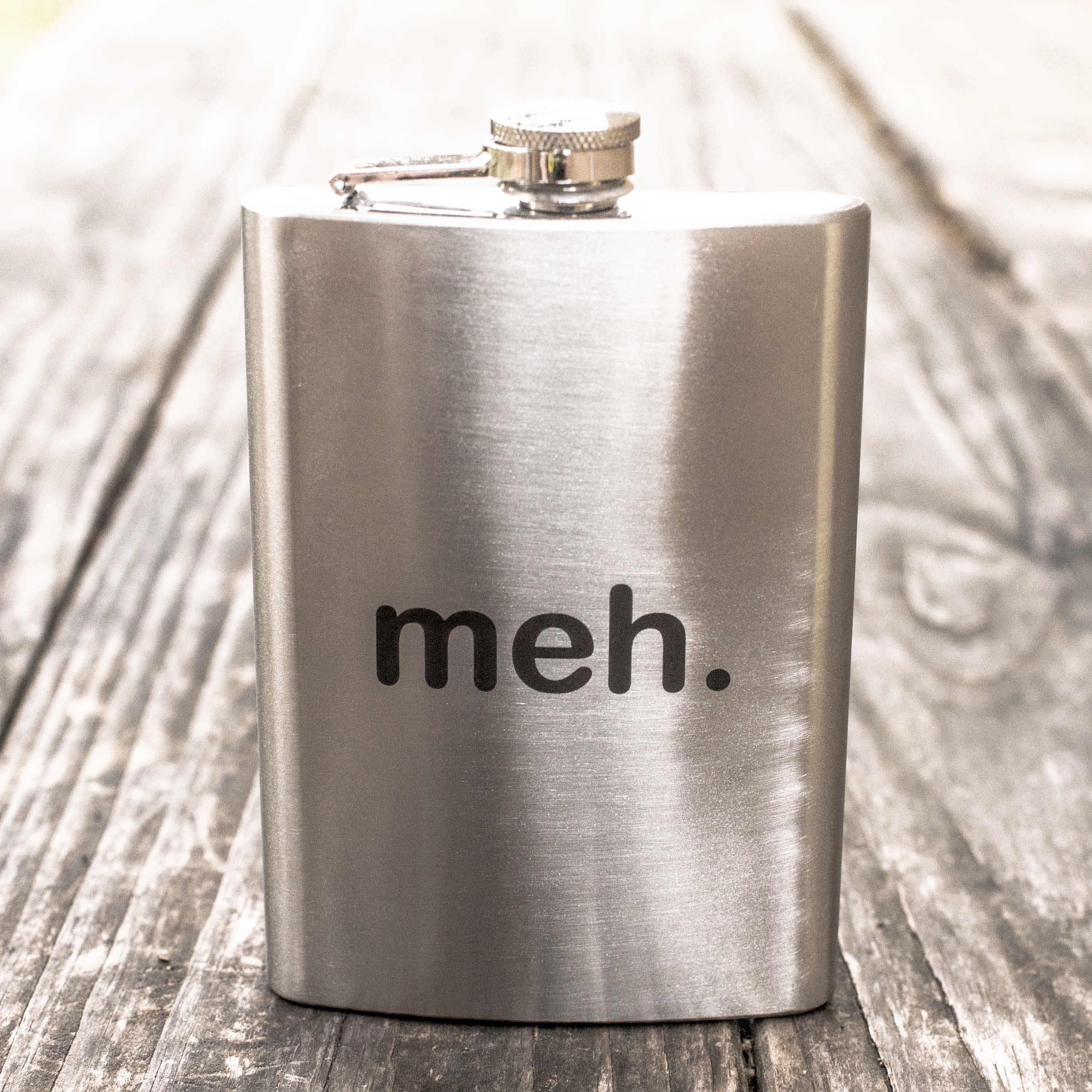 8oz meh. Stainless Steel Flask 8oz meh. Stainless Steel Flask