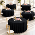 Round Rusty Table 8pack Black Round Tablecloth 90 Inch Table Cloth For Tables - Walmart.com