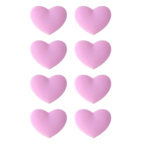 8pack Colorful Tennis Vibrations Dampeners With Heart Soft Silicones For Enhances Control And Comfortable