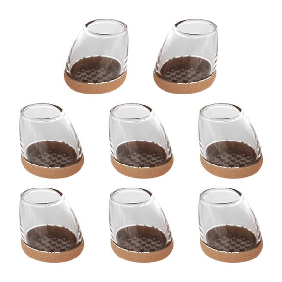8pack Durability Furniture Leg Glides Offering High Wear Resistance and Floor Protecting for Enduring Use