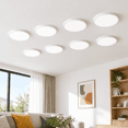 8pack Led Flush Mount Ceiling Light Fixture 7 Inch 15w 1500lm Super ...
