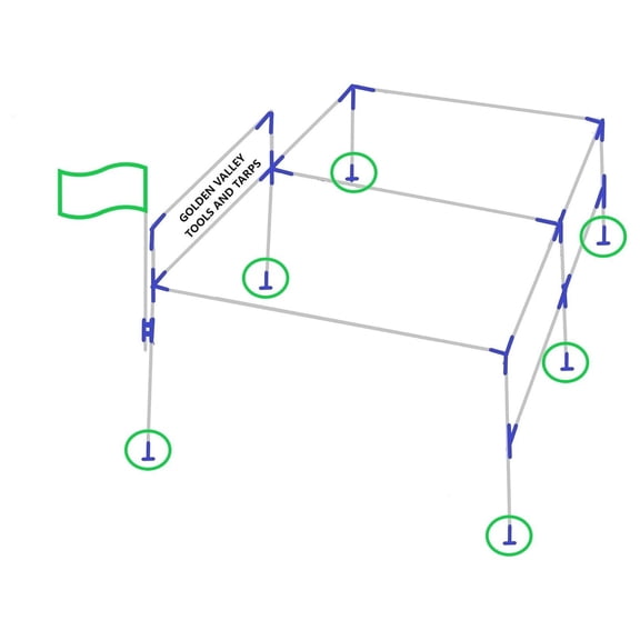 8pc 1 5/8" Foot Pad Canopy Fitting Batting Cage Ground Plate (FWFP) - Fits 1 5/8" Chain Fencing Line Post Pipe That has an Outer Diameter of 1 11/16" Silver