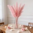 thumbnail image 1 of 8pc Artificial Pampas Grass Sprigs with Vase for Home Table Decor and Wedding Centerpieces, 1 of 6