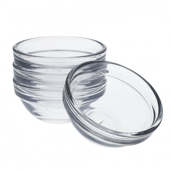 8pc Beille Cooking Baking Supplies Glass Pinch Bowl Ramekins 3.5 Inches