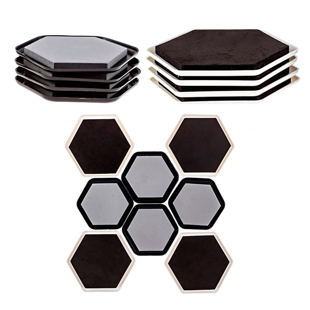 8pc Magic Moving Sliders Furniture Pad Protectors Sliders Floor Wood