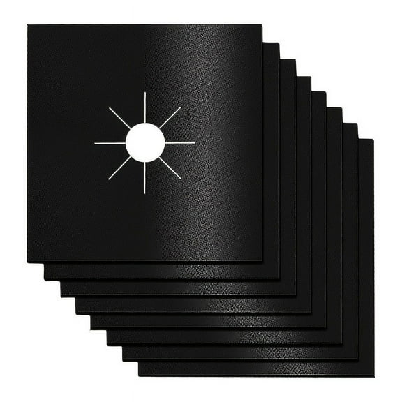 8pc PTFE Gas Stove Mat Set: High-Temperature Resistant, Customizable Size, Simplifies Kitchen Cleaning