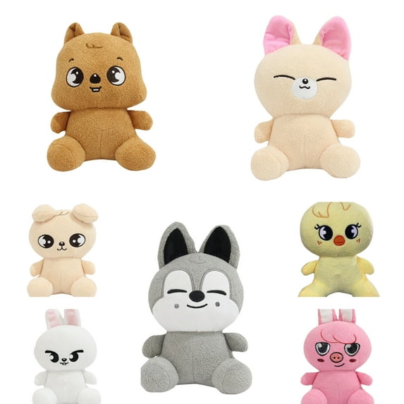 8pc Stray K1ds Skzoo Plush Doll Toys, Skzoo Fel1x Cartoon anime Doll Soft Stuffed Cartoon Skzoo Plush Toy Gift Toys for pop Fans