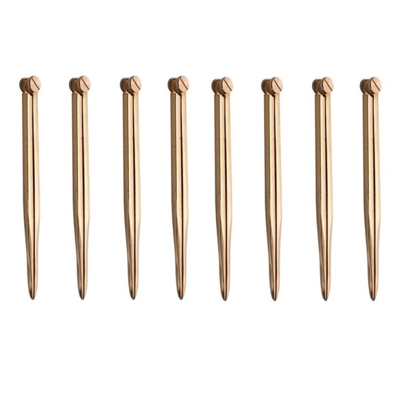 8pcs 168mm Navigation Chart Straight Divider Solid Brass Marine Dividing Tool No Rust for Architects Marine Navigation