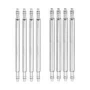 8pcs 25mm Watch Spring Bar 1.5mm+1.8mm Thickness Band Pins Double Fringe Stainless Steel Replacement Pin for Watch Band Link