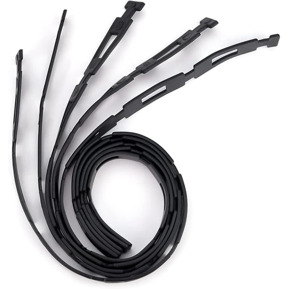 8pcs 25x1 Inch Plastic Cable Ties Plant Supplies Outdoor Lock Link Cable Plant Ties for Staking Great for Fixing/Training Branches