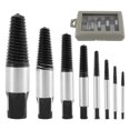 8pcs 319mm Screw Extractor Drill Bit Steel Tool Broken Speed Out Guide