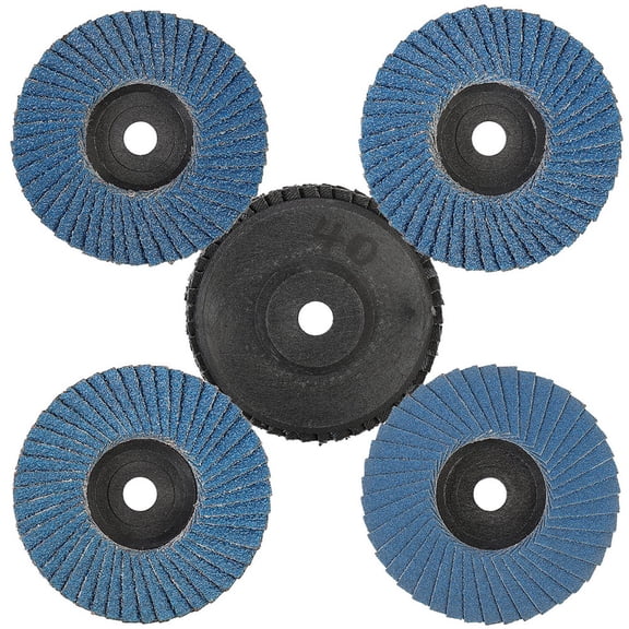 8pcs 3inch Zirconium Flap Discs for Angle Grinder - Polishing & Grinding Wheels