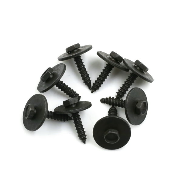 8pcs 4.2 x 22mm Stainless Steel Black Truss Head Screw for Car Bumper