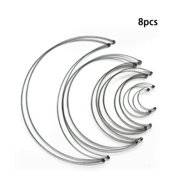 Set of 6 macramé rings