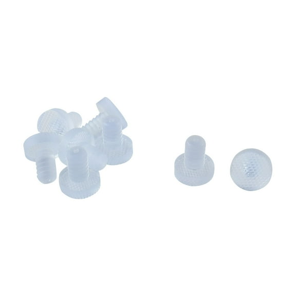 8pcs 8.5mm Clear Flat Soft Stem Bumper Glide Patio Outdoor Furniture Chair Desk