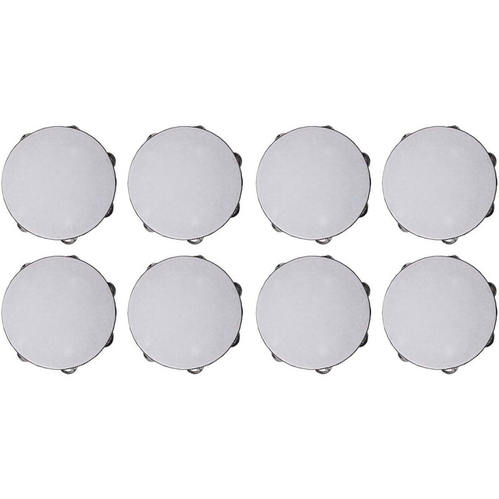 8pcs 8 inch Musical Tambourine Tamborine Drum Round Percussion Gift for KTV