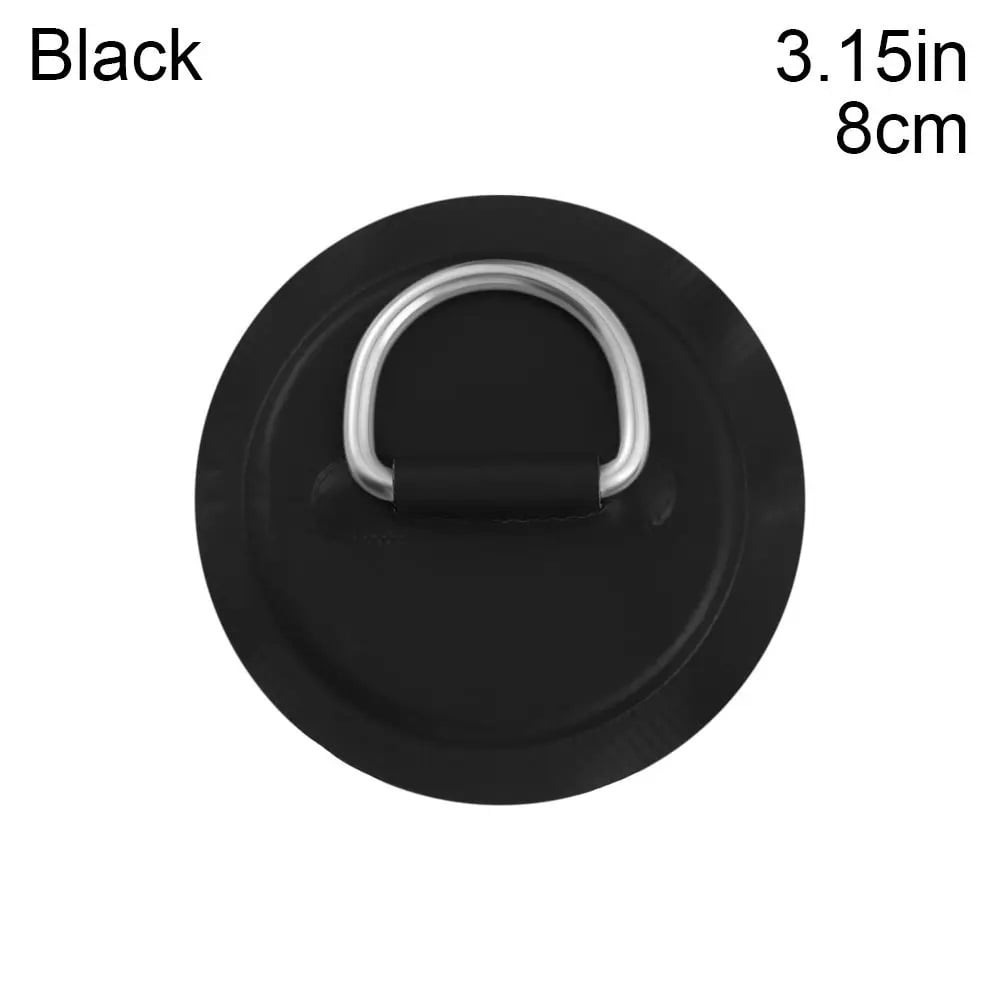 NA 10 pz Kayak D Ring, Nero Canoa D Fibbia Tie Down Loop con M6 Viti, Kayak di Sicurezza D Anelli Accessori Parti per Fissare Sedile Ancoraggio Corda Paddle Guinzaglio