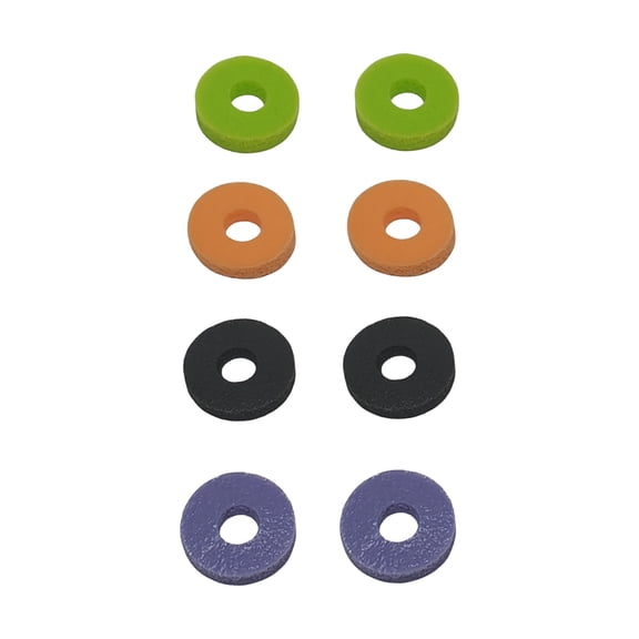 8pcs Aim Assist Rings Motion Control Rings for Gaming Controller Auxiliary Rings Wear Resistant for Multiplatform