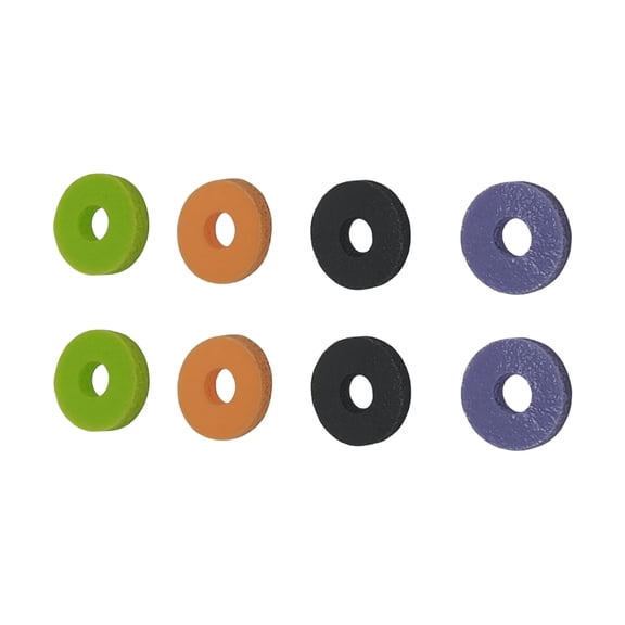 8pcs Aim Assist Rings Motion Control Rings for Gaming Controller Auxiliary Rings Wear Resistant for Multiplatform