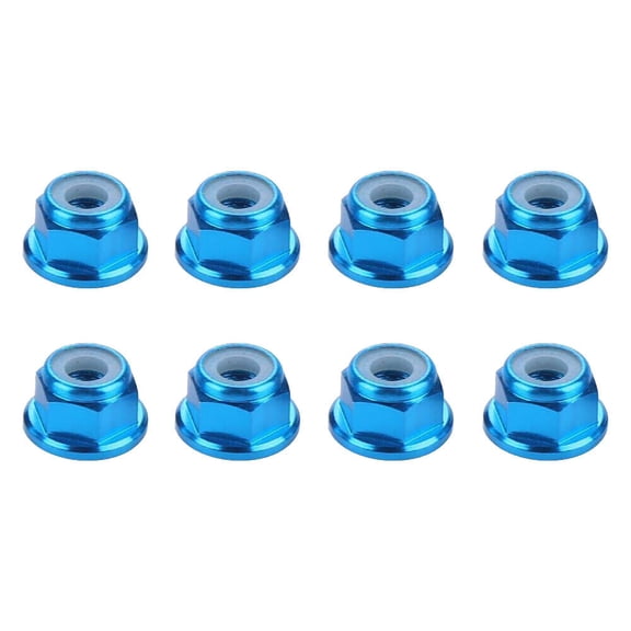 8pcs Aluminum Wheel Lock Nuts for RC Model Car 1/10 Axial SCX10 Crawler