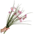 thumbnail image 1 of 8pcs Artificial Silk Daisy Plastic Flower Bouquet Realistic Stems DIY Greenery Shrubs Plants for Home Kitchen Garden Wedding Party Decor (Blue),Pink, 1 of 6