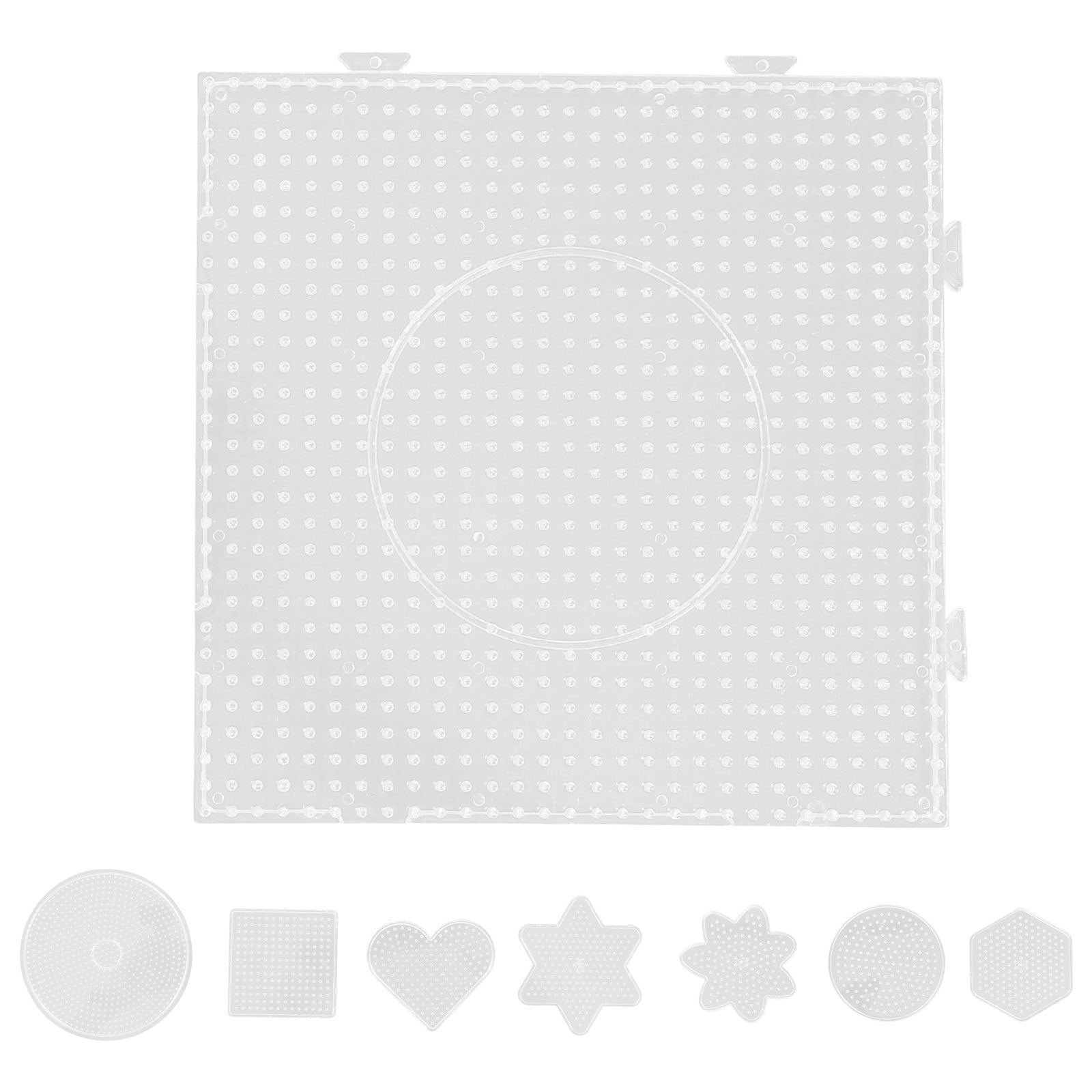 8pcs Beads Pegboards Fuse Beads Boards for Craft Projects Fuse Beads