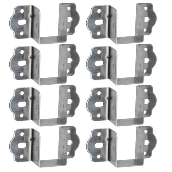 8pcs Bed Frame Stabilizers Brackets Bed Hinges Bed Frame Holders Simple Installs for Secure & Stable Sleep Environment