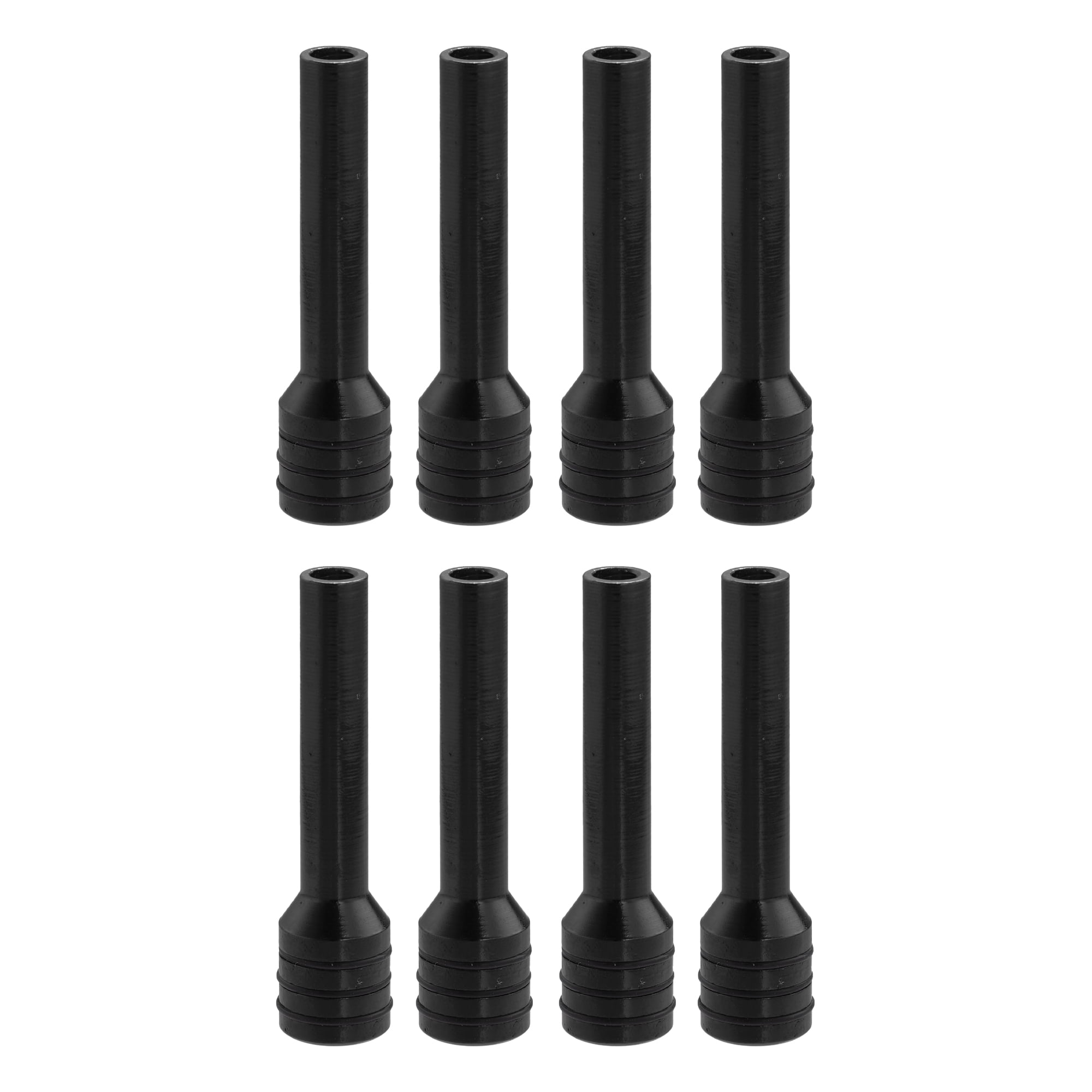 8pcs Black Car Door Lock Knobs Interior Door Lock Knob Aluminum Alloy Inner Door Lock Pull Pins