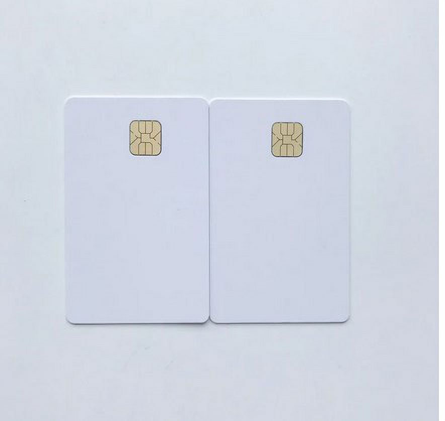 8pcs Blank Cards with Chips Pvc Blank Cards Smart Ic Cards Blank White