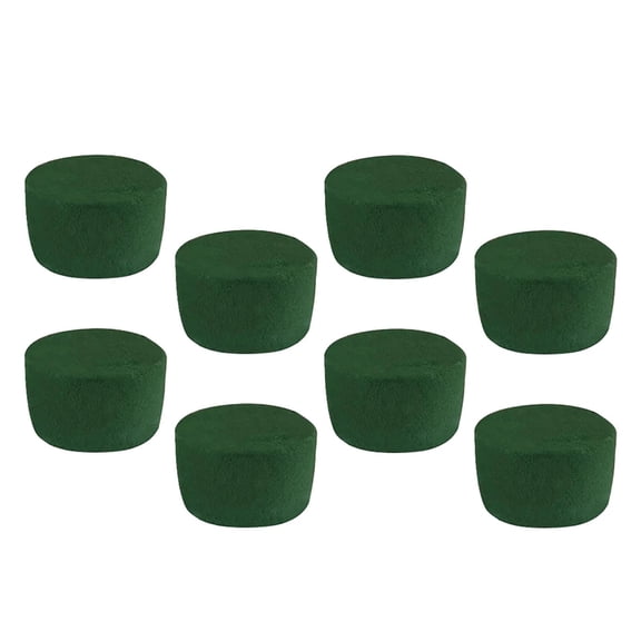 8pcs Blocks, Round Dry Floral Foam for Artificial Flowers, Foam Blocks for Flowers Display