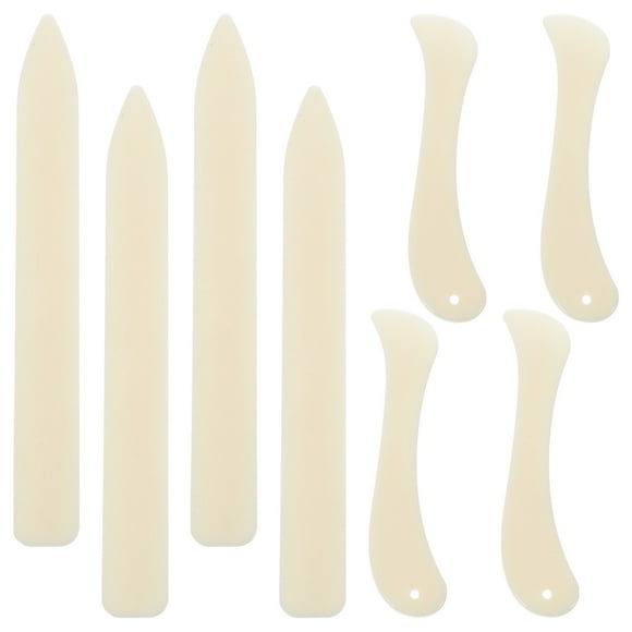 8pcs Bone Folder Tool Plastic Bone Folder Paper Creaser for Paper Crafts Bookbinding