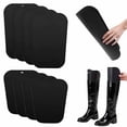 thumbnail image 1 of 8pcs Boot Shaper Form Inserts Reusable Tall Boot Support Holder Pads for Men Women Knee High Boots Black, 1 of 7