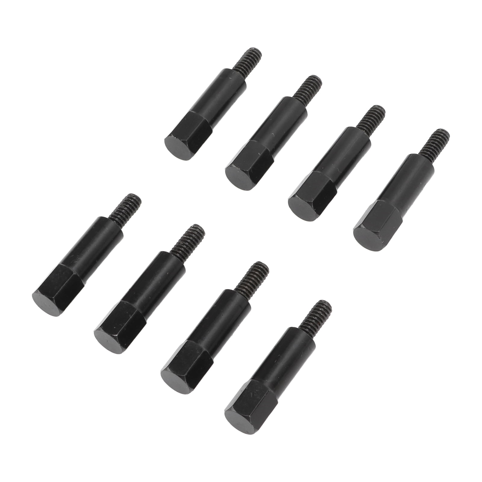 8pcs Car Valve Cover Bolt Nut Black Powder Coated Replacement for SBC
