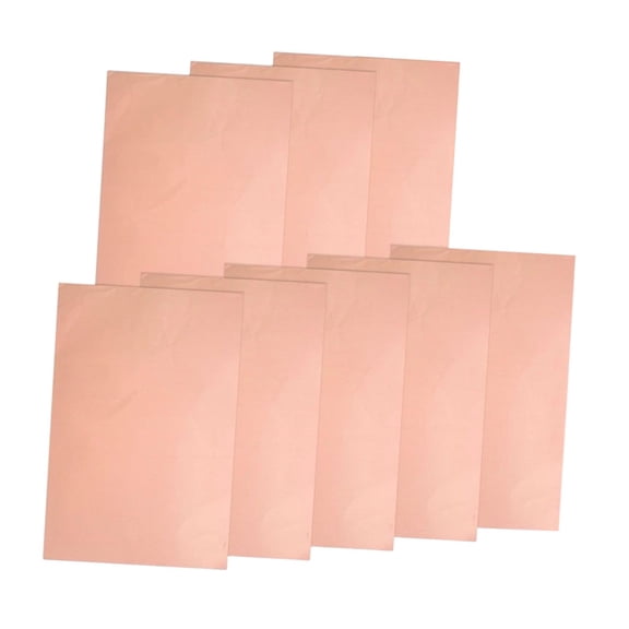 8pcs Cardstock Paper Metallic Foil Board Crafting Supplies Aluminum Foil Material for DIY Enthusiasts