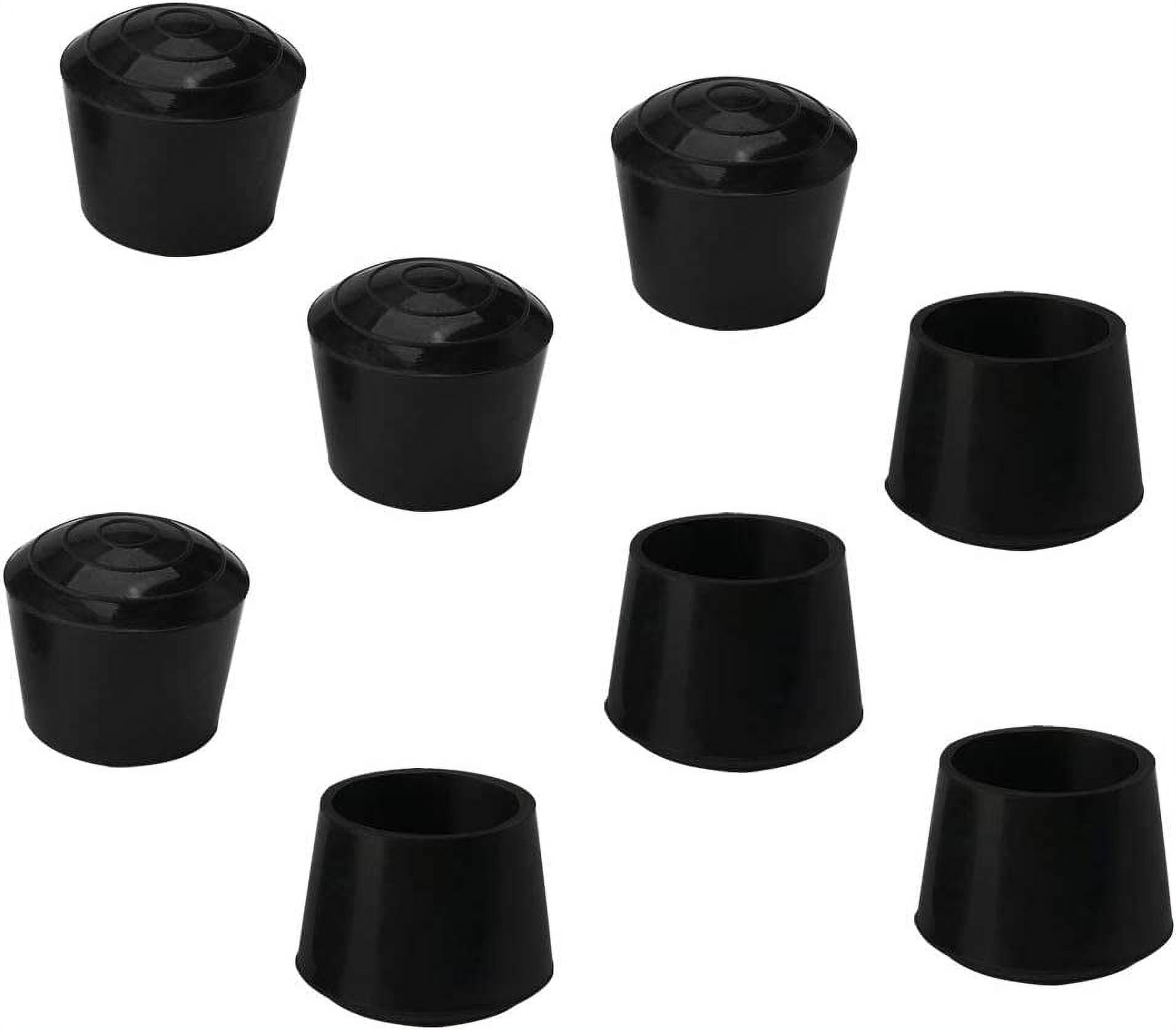 8pcs Chair Leg Tips Caps 25mm 1 Inch Anti Slip Rubber Furniture Table