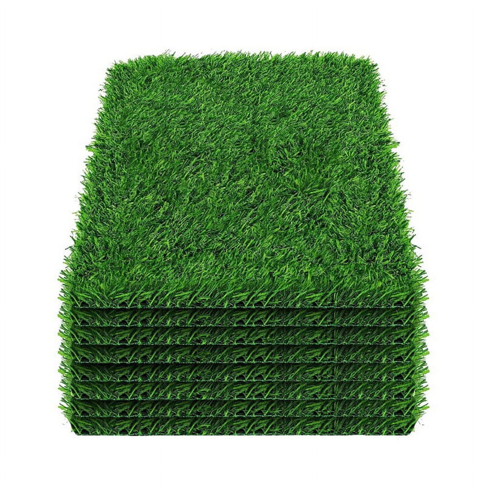 8pcs Chicken Nesting Pads-12x12 Inch, Thicken Artificia Grass Nesting Box Liners Pads Reusable Laying Eggs Bedding