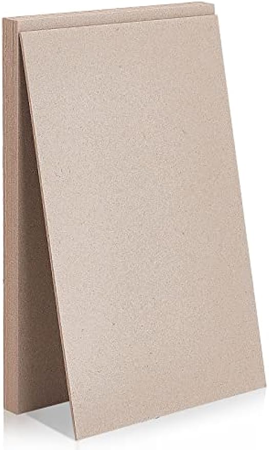 8pcs Chipboard Sheets Rectangle Kraft Paper Book Board Cardboard
