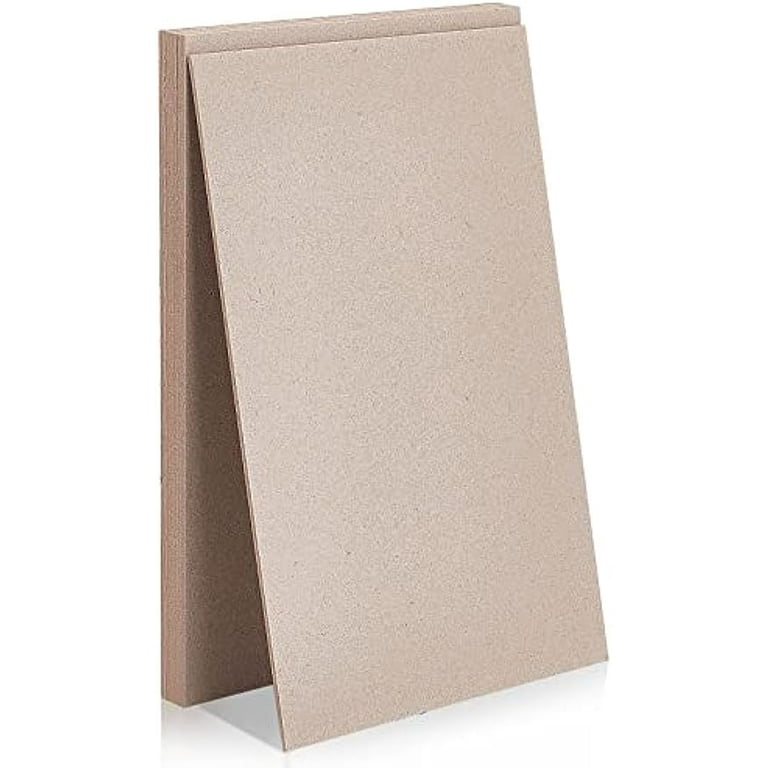 8pcs Chipboard Sheets Rectangle Kraft Paper Book Board Cardboard Sheets  Flat Square Inserts for Book Binding Hardback Book Cover Craft Mailing DIY  Crafts 5.98x8.98 