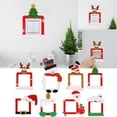 8pcs Christmas Wall Sticker Removable Sticker Light Decorative Decal