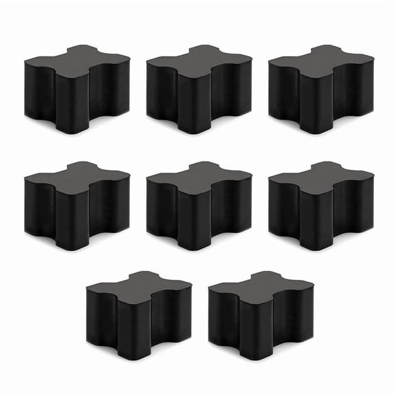 8 x Car Coil Spring Spacers-Black