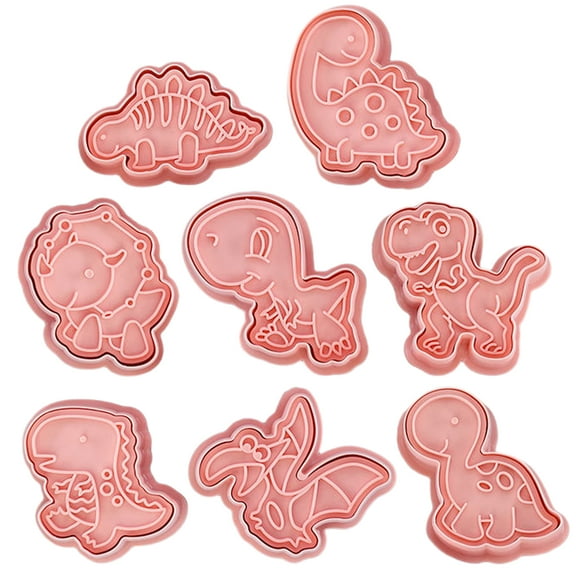 8pcs Cookie Cutter Mold Animal Cookie Stamp Party Cookie Baking Mold Tool