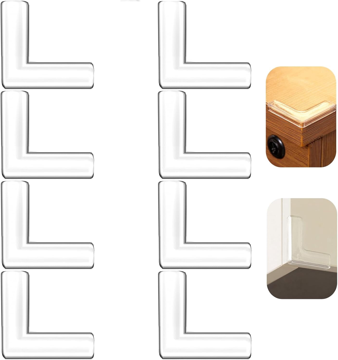 8pcs, Corner Protectors, Table Corner Protectors to Cover Sharp Furniture, Corner Guards Bumpers to Keep Our Family Safe, Anti-Collision, Suitable for Table Corner Cabinet Corner Window Corner