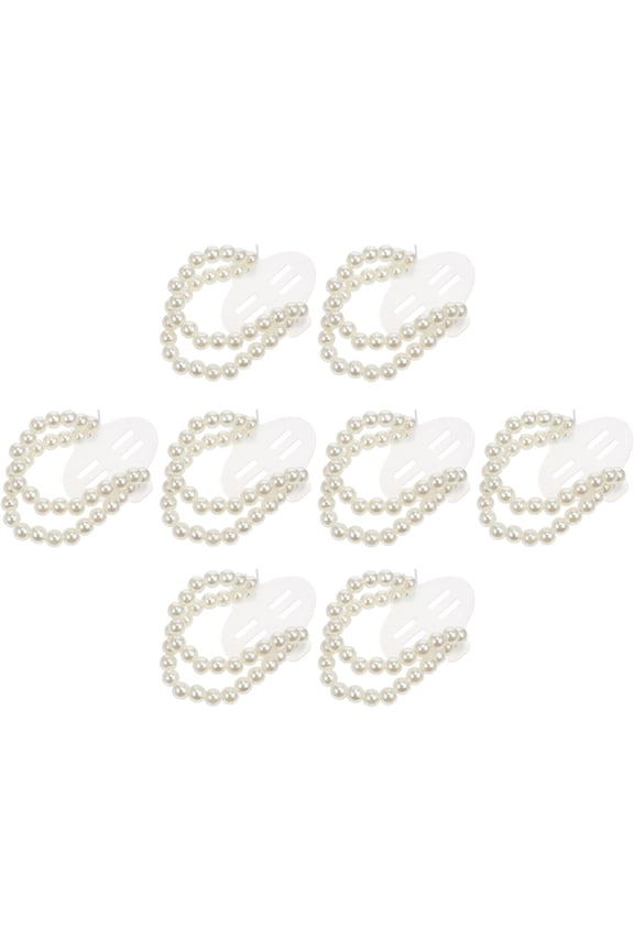 8pcs Corsage Bracelet Wrist Corsage Bands Elastic Bracelet Wedding Corsages Wristlets Diy Wrist Corsages